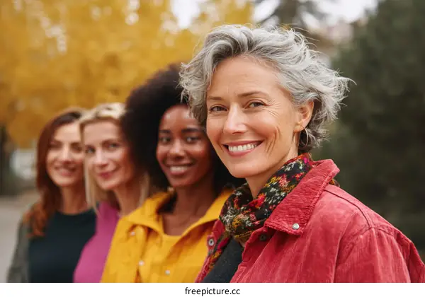 Diverse Women Outdoor Portrait