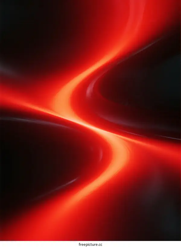 Dynamic Red Light Waves in Abstract Background Design