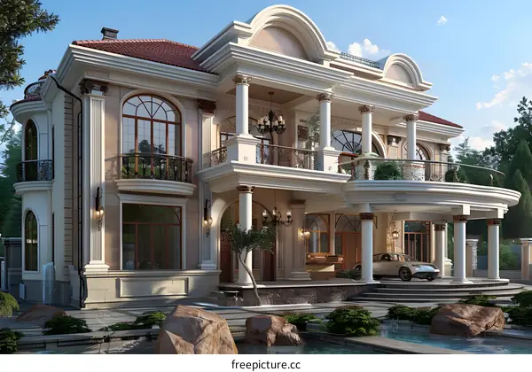 European-style villa