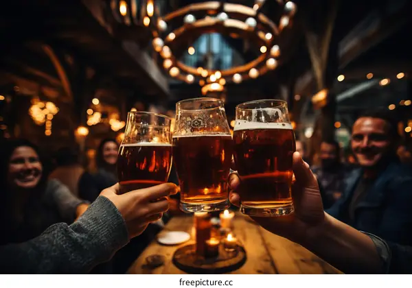 Craft beer tasting with friends