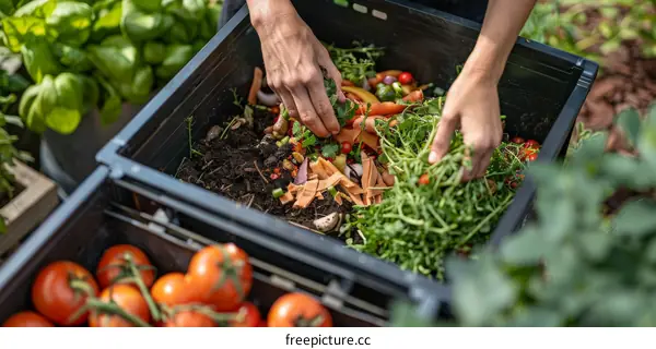 Composting at home is an easy way to reduce waste