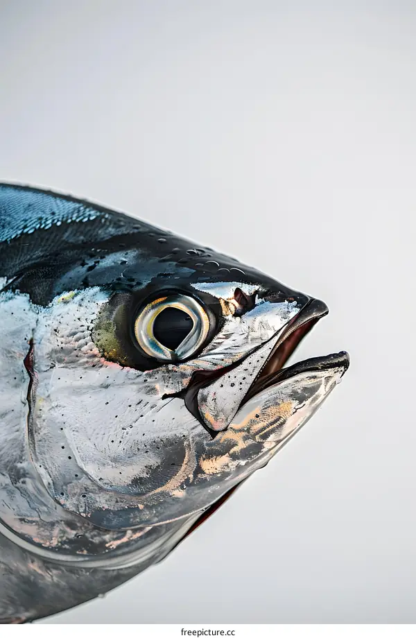 Close Up of a Fish Head