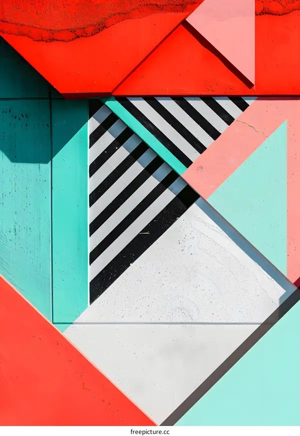 Abstract Geometric Pattern Wall Art