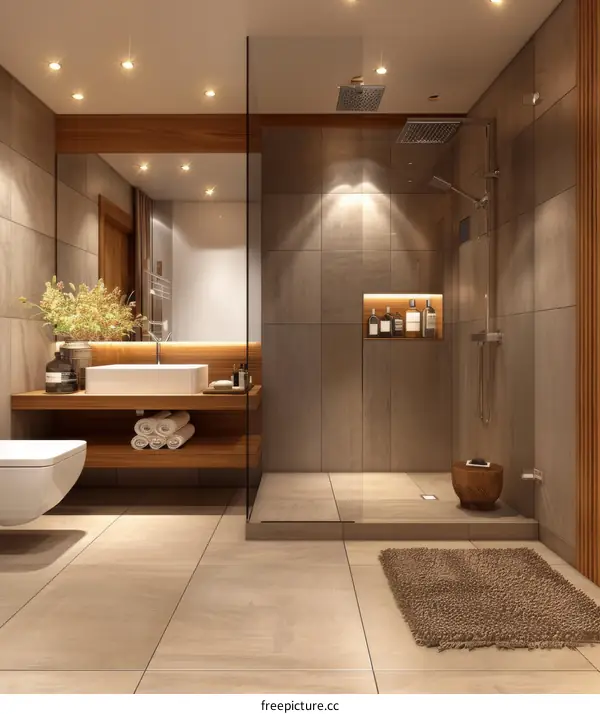 Modern Minimalist Bathroom Interior Design