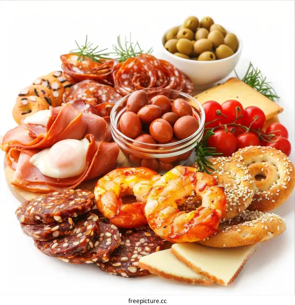 Deli Meat and Cheese Appetizer Board