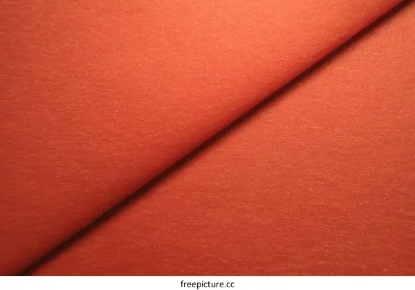 Closeup of Coral Orange Fabric Texture