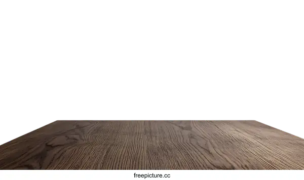 [Transparent Background PNG]Empty Wood Tabletop with transparent background