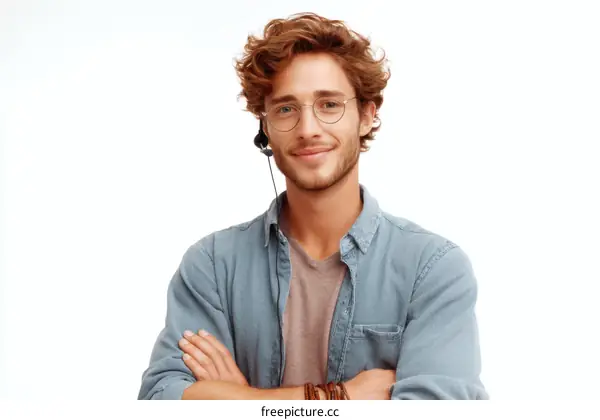 Friendly Customer Service Representative Portrait