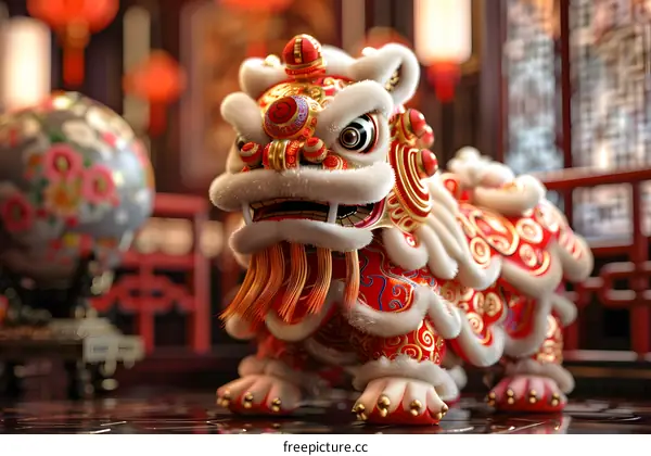 Lion dance