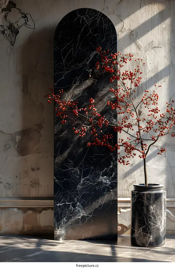 Still Life with Red Berries