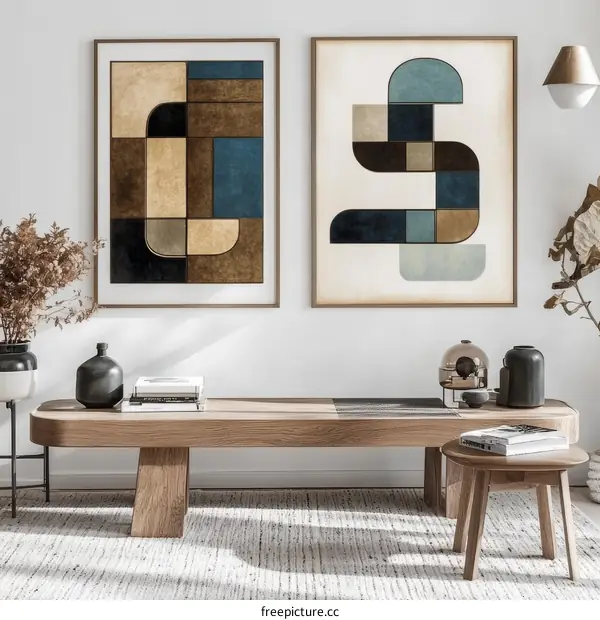 Modern Abstract Geometric Art Prints
