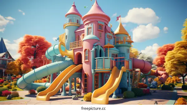 Autumn: A Whimsical Playground Adventure for Kids