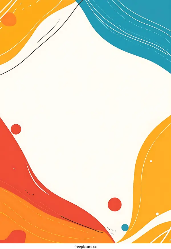 Abstract Colorful Shapes Background Design
