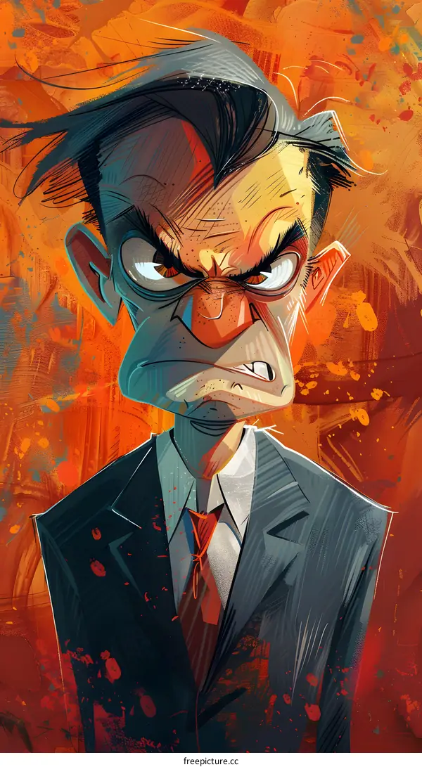 Angry Man in a Suit