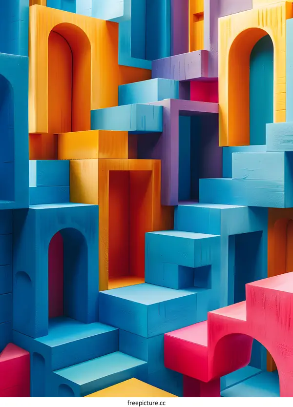 Colorful Abstract Structure
