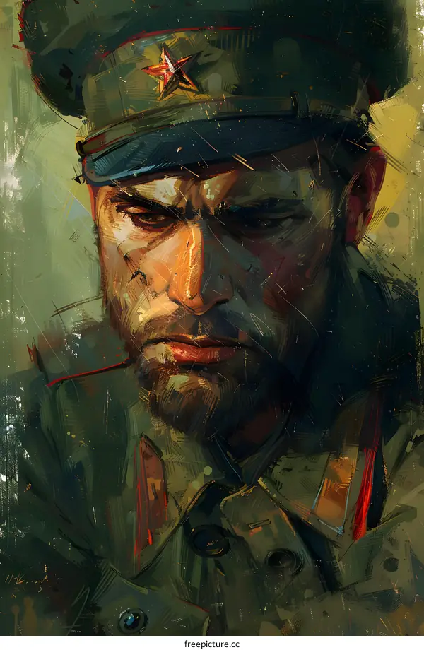 Portrait of a soldier