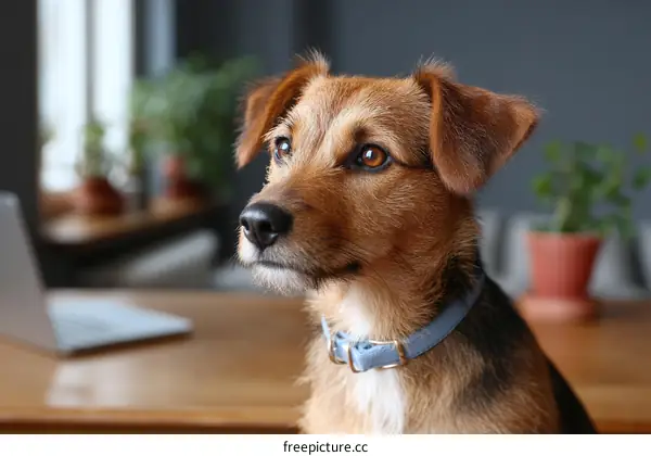 Dog Portrait in Modern Interior