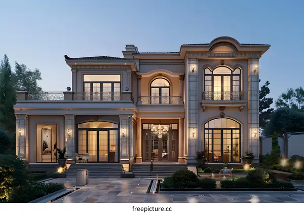 3-storey villa效果图