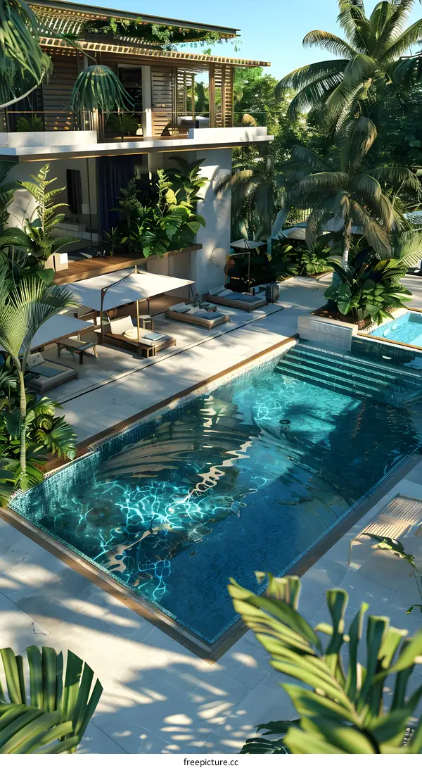 Modern Tropical Villa with Swimming Pool
