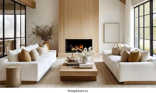 Modern Minimalist Living Room Interior Design