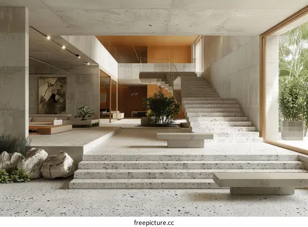 Modern Staircase Design in a Contemporary Home