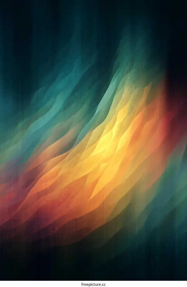 Abstract Colorful Layered Design