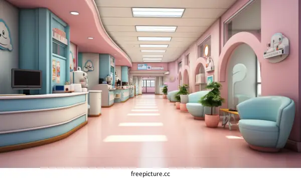 A Colorful and Welcoming Pediatric Hospital