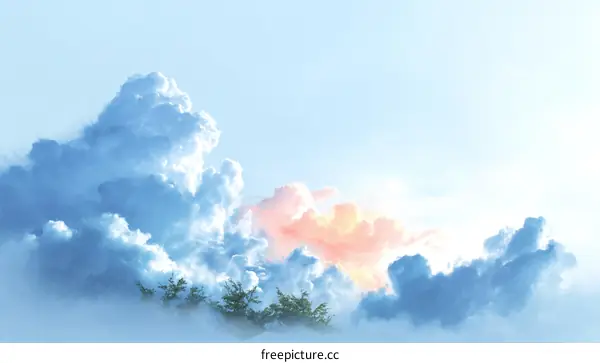 Colorful Cloudscape Painting