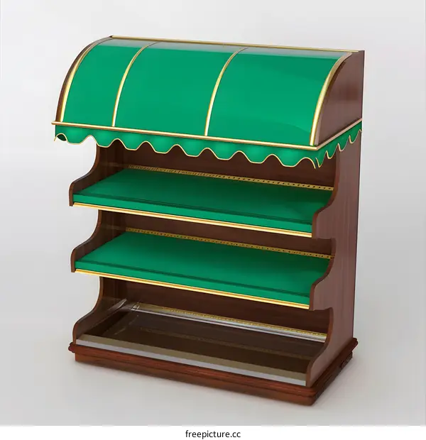 Green Awning Display Stand