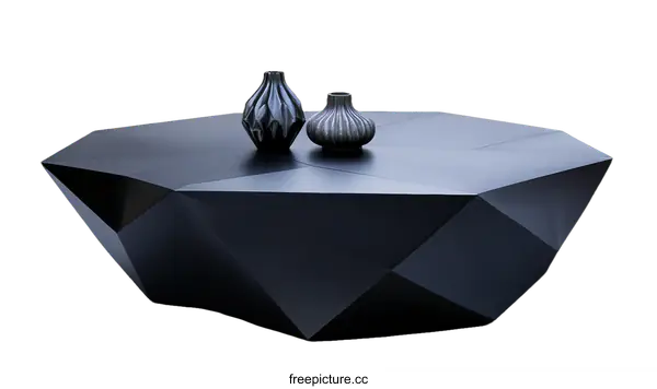 [Transparent Background PNG]Modern Geometric Coffee Table Design