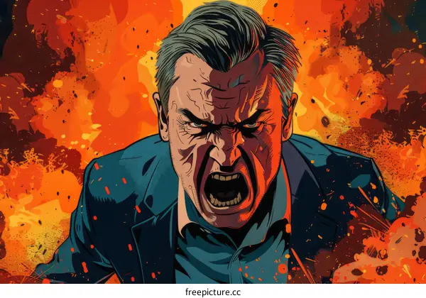 Portrait of an Angry Man