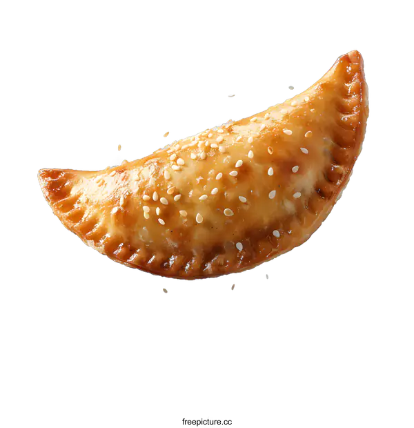 [Transparent Background PNG]Sesame Seed Pastry Isolated On White Background