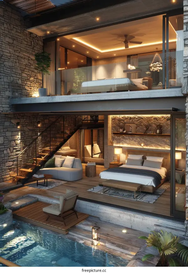 Modern Luxury Villa with Private Pool and Terrace