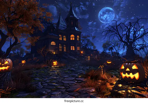 Halloween Pumpkin House