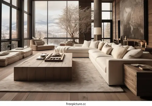 Modern Minimalist Living Room Interior Design