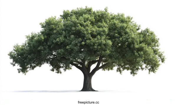 [Transparent Background PNG]Majestic Tree Isolated on White Background