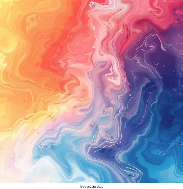 Abstract Colorful Marble Design Background