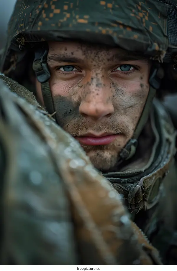 Portrait of a soldier