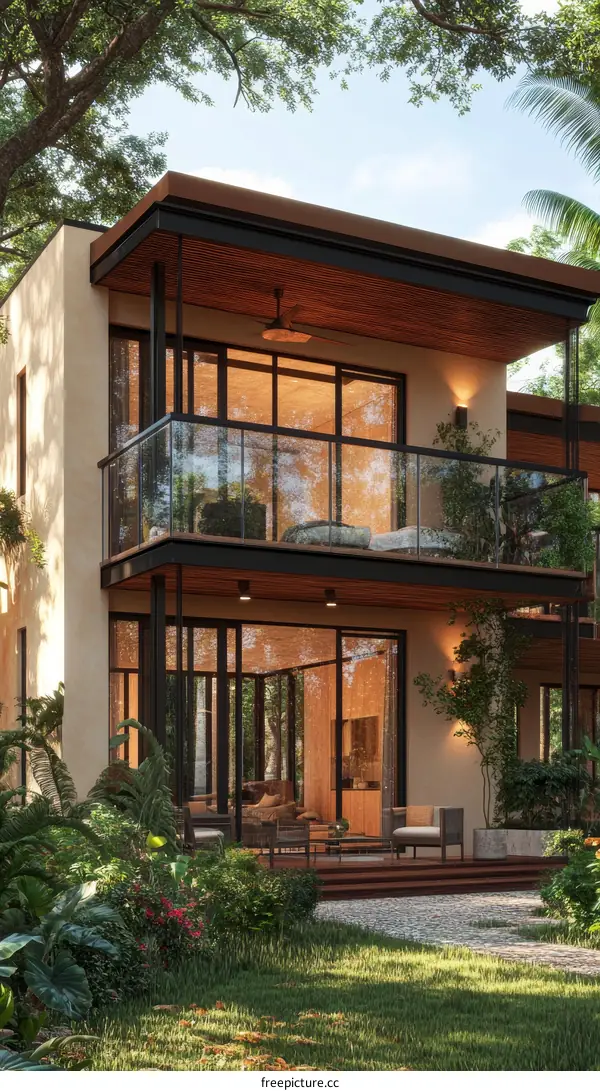 Modern Tropical Home Exterior Design