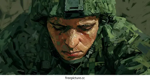 Portrait of an American Soldier