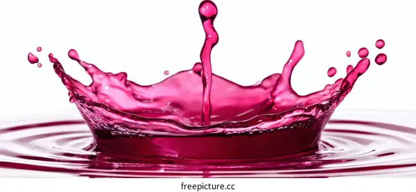 Purple Liquid Splash Close-up Photography