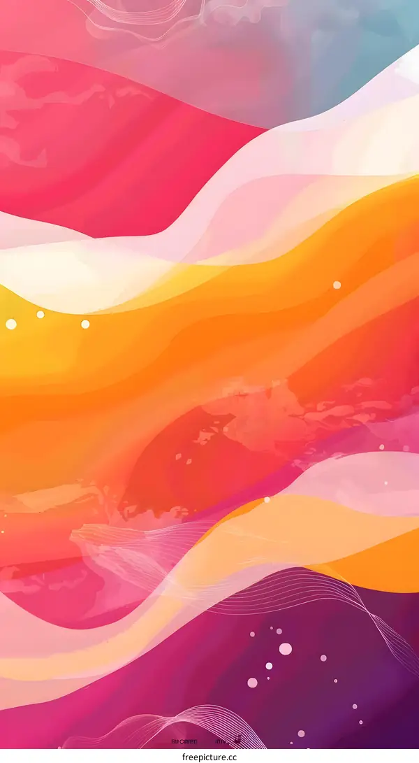 Abstract Colorful Watercolor Background Design