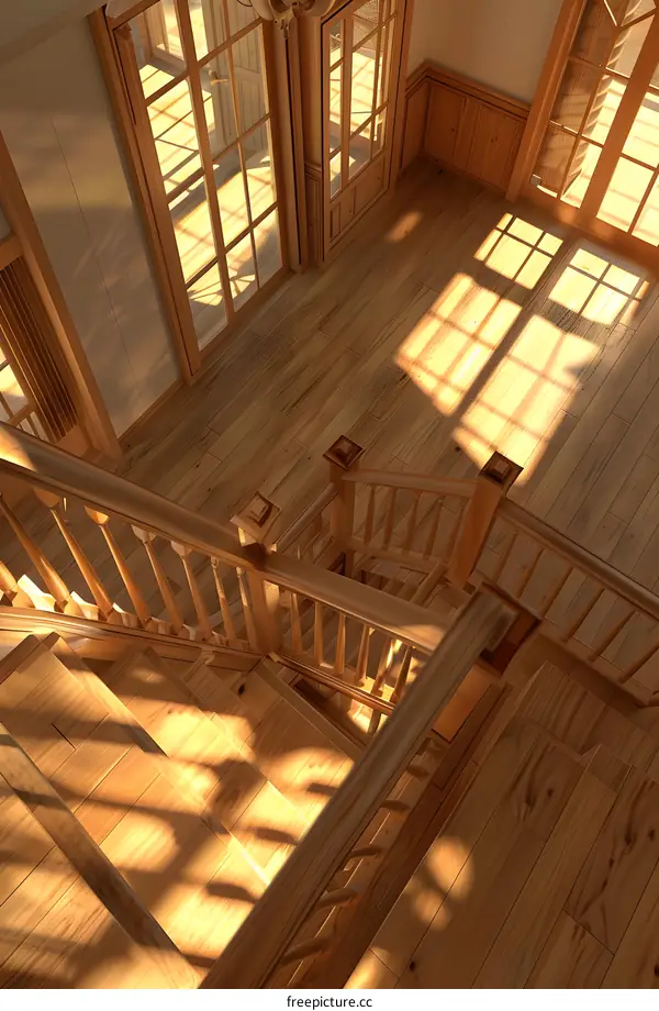 Wooden Staircase Interior Design