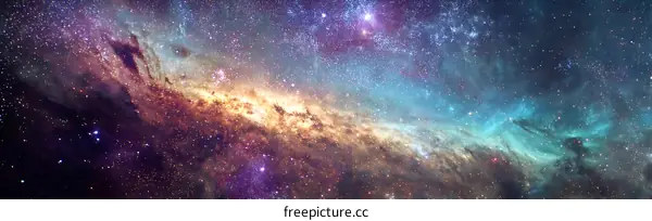 Cosmic Nebulae Galaxy Stellar Landscape