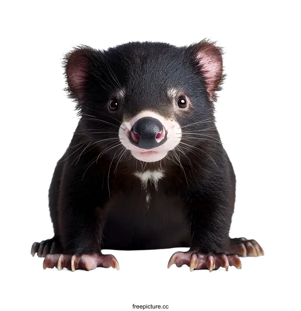 [Transparent Background PNG]Cute Tasmanian Devil Looking At The Camera