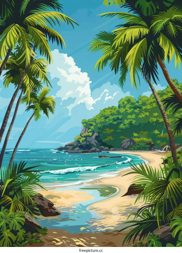 Tropical Beach Paradise