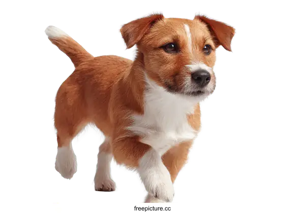 [Transparent Background PNG]Jack Russell Terrier Puppy Close-up