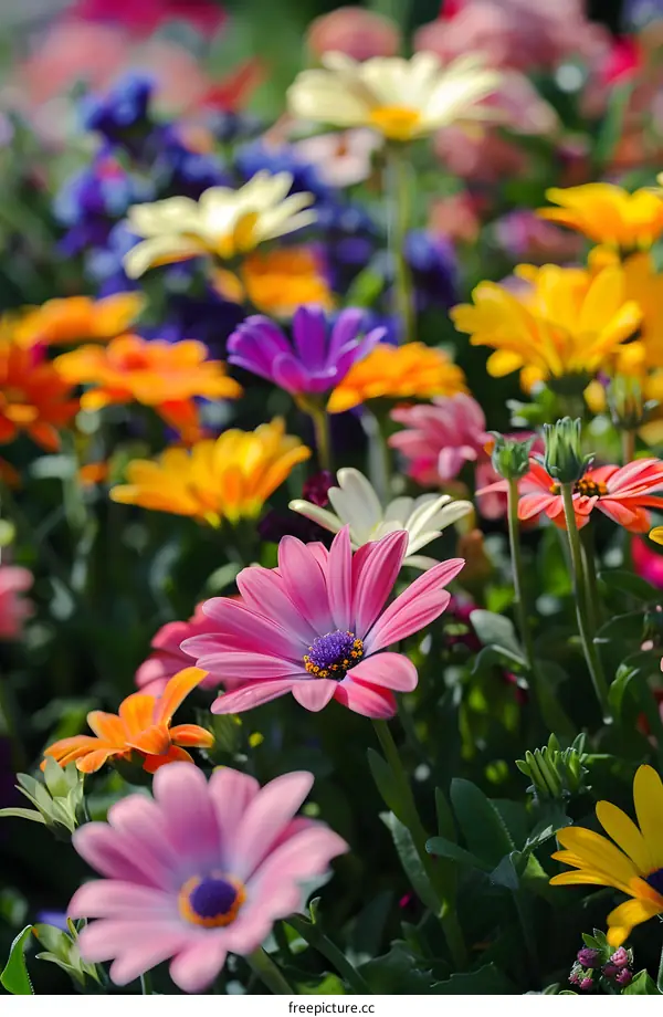 Colorful Garden Flower Arrangement