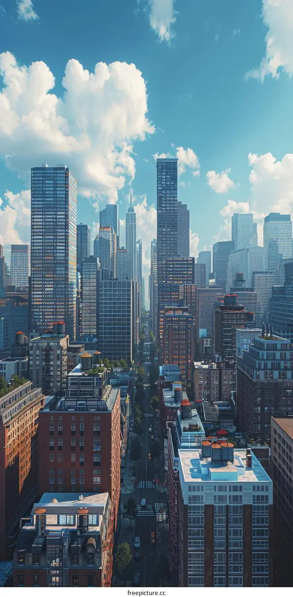 Manhattan Skyline, New York City