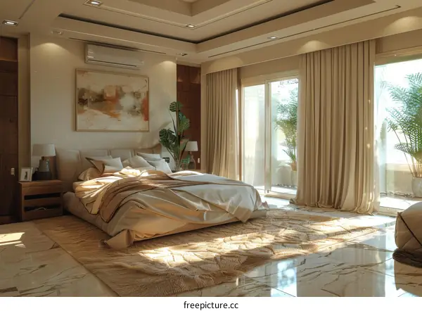 Modern bedroom interior design